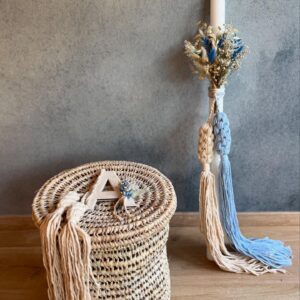 Σετ βάπτισης Macrame Natural