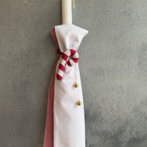 λαμπάδα με candy cane