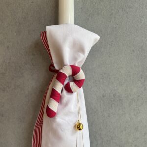 λαμπάδα με candy cane